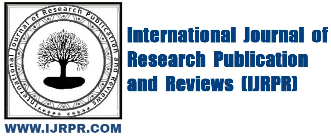 Aboutus- IJRPR | Open Access Journal | Fast Publication Journal | Low ...